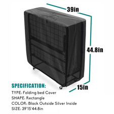 Pour Lits Pliants Housse de Lit Pliable Protecteur Antipoussière Utilisation Mu