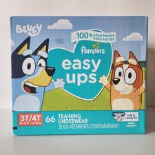 Pampers Easy Ups Boys' Bluey Training Underwear - Size 3T-4T - 66ct