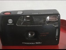 VINTAGE Not Tested MINOLTA FREEDOM 50n POINT  SHOOT 35mm FILM CAMERA