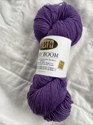 Fiesta Baby Boom - 1 hank - #18 Amethyst - Machine Wash - Merino/Nylon