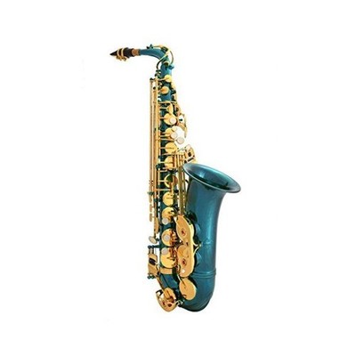 HIGHLY QUALITY BLUE COLOR STYLE ALTO SAX WITH FACTORYHAND MADE