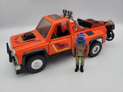 Kenner M.A.S.K. 1985 Firecracker MASK Near Complete Hondo MacLean with Mask