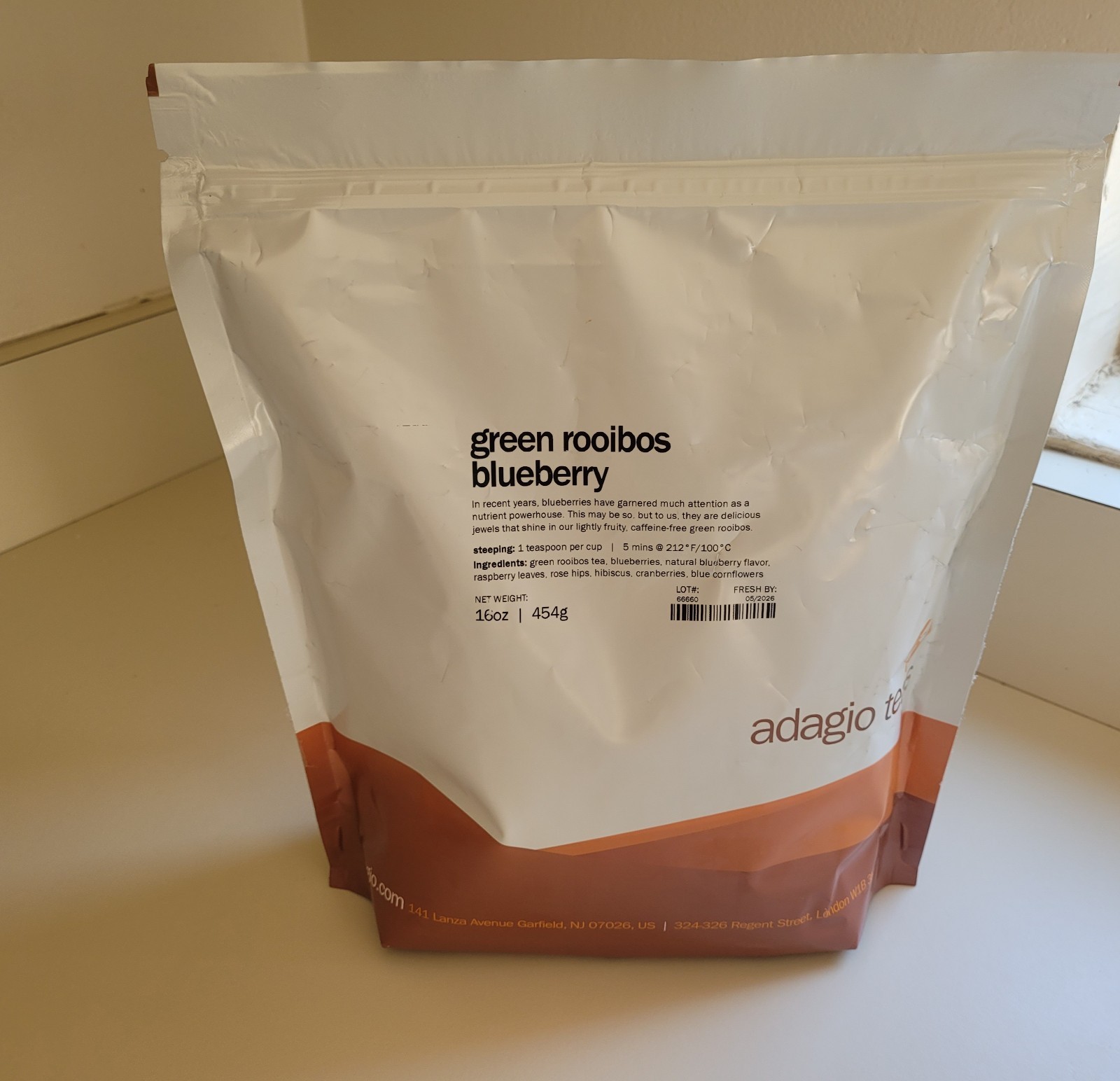 S Green Rooibos Blueberry 16 Oz Loose Leaf
