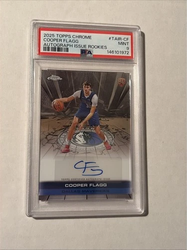 2025 Topps Chrome Cooper Flagg Refractors (PSA 9)