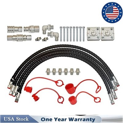 Brand New 2 Three Way Diverter Valves for 1-2 Ton Mini Excavator w/Quick Connect
