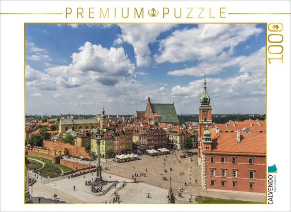 Calvendo Puzzle Castle Square, Warsaw | 1000 Pieces, Finished Size 25.2 × 18.9 I-image