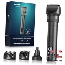 Beard Trimmer for Men - 42 Adjustable Length Settings Hair Clippers, Black