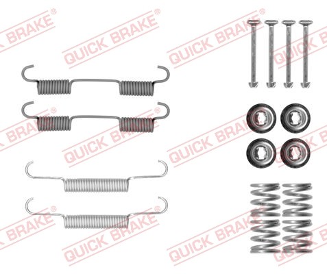 1X Quick Brake 105-0896 ZubehöRsatz Feststellbremsbacken FüR Nissan Mercedes-Ben-image