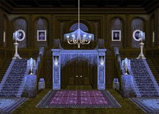 Haunted Mansion Backdrop 7x5ft,Spooky and Deserted House Backgrounds Hallowee...