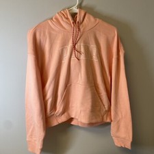 New W Tags Womens Puma 585799 26 TD34277 Rebel Hoodie Apricot Blush Size M