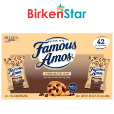 Famous Amos Chocolate Chip Cookies, 2 oz., 42 pk.