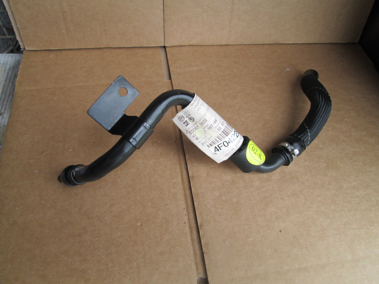 NEW GENUINE AUDI A6 POWER STEERING FEED HOSE PIPE 4F0422887AH NEW