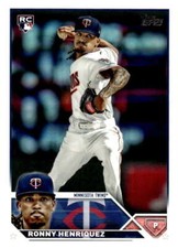 2023 Topps Baseball  #372 Ronny Henriquez MLB  RC Rookie Twins