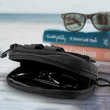 MOLLE Sunglasses Eyewear Carry Case Tactical Glasses Shockproof Protective Box