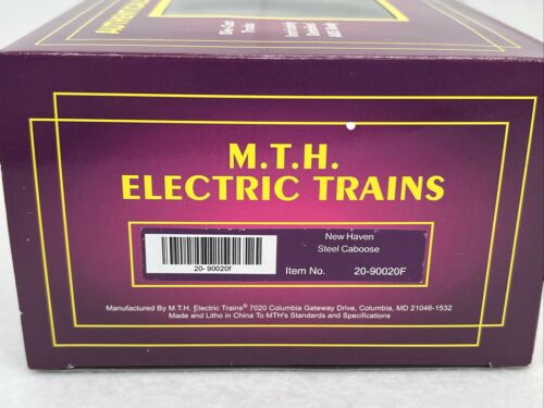 MTH Premier 20-90020F New Haven Black Steel Caboose #C-701 O Gauge New NH - Picture 17 of 17