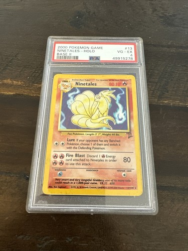 Ninetales graded PSA 4 for sale on eBay
