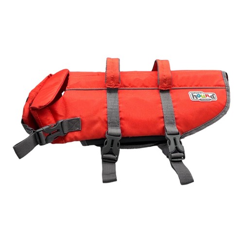Medium Outward Hound Orange Dog Life Jacket Dog Flotation Safety Vest