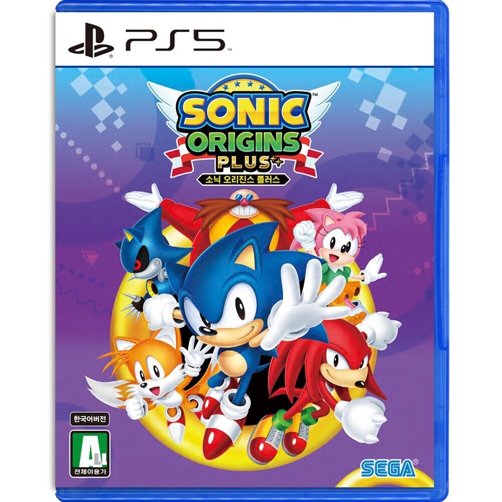 Sonic Origins Plus +Rubber Coaster PS4 Japan Physical Game  (Multi-Languages) NEW