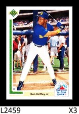 1-1991 UPPER DECK FINAL EDITION BOX SET KEN GRIFFEY JR REDS CARD#87F QTY