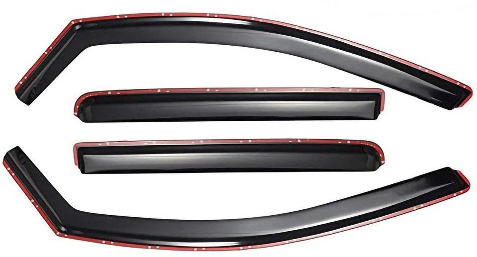 Fits Hyundai Elantra 2017-2020 In-Channel Window Visor Rain Guards Deflectors - Image 2 of 4