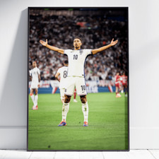 Jude Bellingham England Poster for bedroom -  Euor 2024 Poster