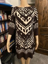 Mercer & Madison Women's Size 12 Shift Dress, Flared 3/4 Sleeves ***
