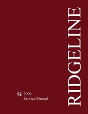 2009 Honda Ridgeline Shop Service Repair Manual Engine Drivetrain Electrical OEM