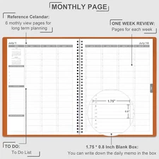 2024 Weekly Appointment Book 53 Weeks Daily Hourly Planner Organizer Soft Cover