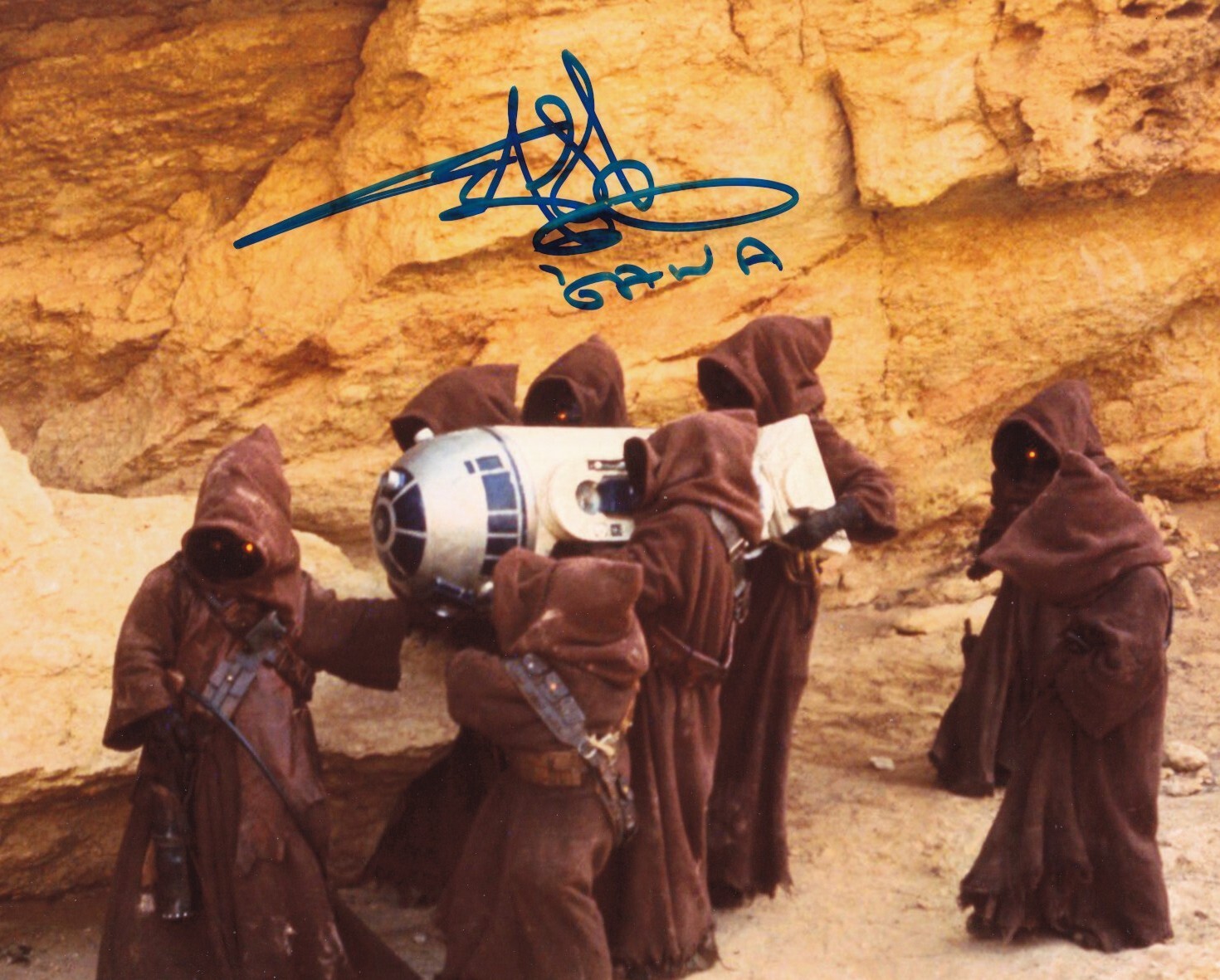 RUSTY GOFFE signed Autogramm 20x25cm STAR WARS in Person autograph COA