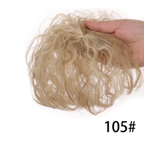 Curly Wavy Hair Piece Topper Cover Toupee Clip in Hairpiece Top Hair Extension eBay