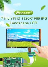 7'' FHD LCD Display W/Touch Screen Module DIY Kit Type C Controller Board