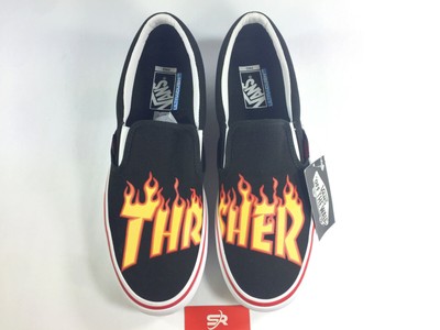 fire vans slip ons