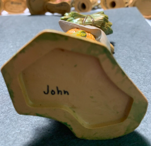 Vintage Fontanini Krippe Dorfbewohner John 153 1995 Italien 5" Figur - Bild 3 von 3