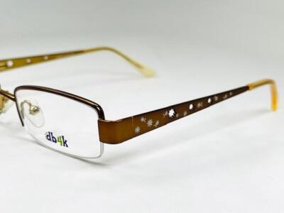 New Kids db4k by Europa FLOWER GIRL 01 Brown Eyeglasses 43/16/120 db4k Europa kids Hipster eyeglass frame 43-17-120 NEW Kids  main image 3