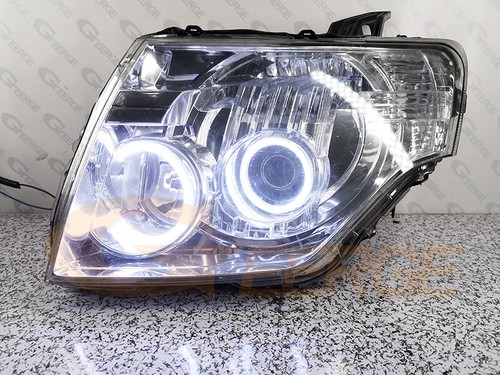 For Mitsubishi PAJERO IV MONTERO Ultra bright COB Led Angel Eyes Kit Halo Rings - Picture 8 of 13