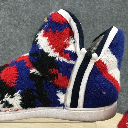 Muk Luks Boots Womens 10 Nella Casual Slip On Ankle Bootie Multicolor Fabric - Picture 3 of 22