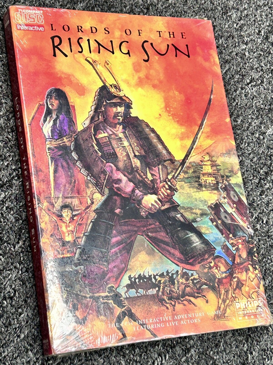 Lords Of The Rising Sun Philips CD-i Long Box Complete W/ Sleeve