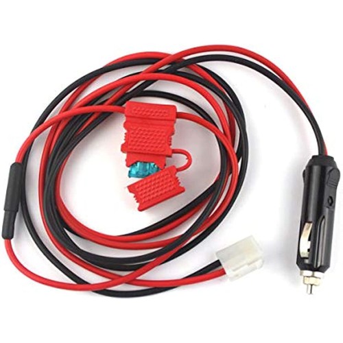 12V DC Kabel Zapalniczka Kabel zasilający do Icom Yaesu FT-1802 FT-180 - Zdjęcie 3 z 6