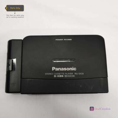 PANASONIC RQ-SX33 STEREO CASSETTE PLAYER S-XBS TWIN ROTOR MOTOR