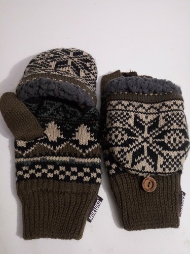 MUK LUKS Men's Fairisle Flip Glove Size One Size (10) - Picture 2 of 4