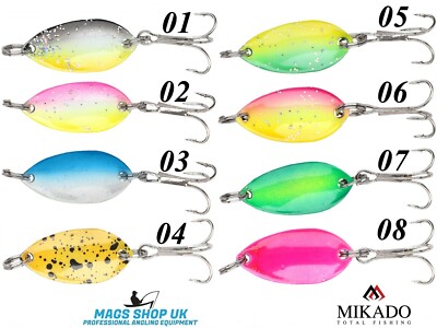 MIKADO ''TROUT CAMPIONE'' MINI SPOONS, 2.2 CM, 1.4 GRAM, 1 PCS, VARIETY COLOURS