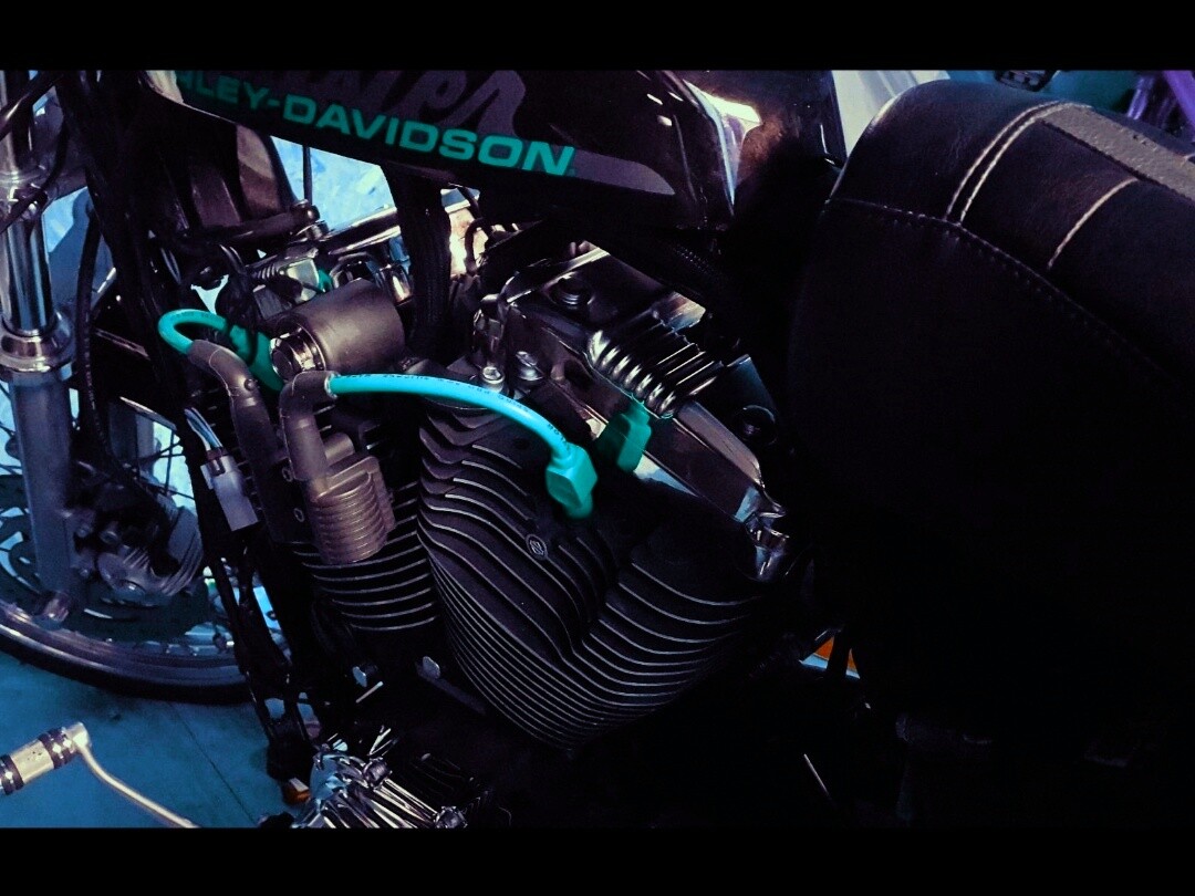 JBSporty ♤ Harley Sportster Iron 48 72 Coil & Ignition Relocation Kit