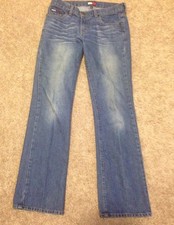 TOMMY HILFIGER womens jrs flare JEANS sz 7/31
