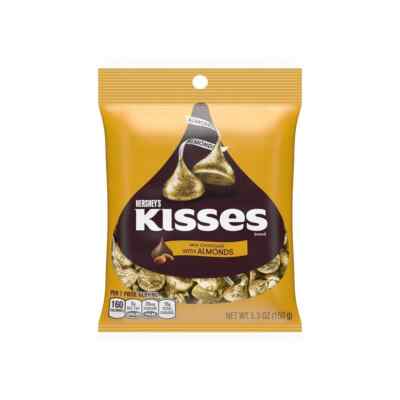 Hersheys Kisses Milk Chocolate with Almonds, 150g Free Shipping World Wide