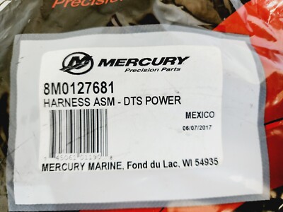 New/ OEM Mercury 10 FT DTS Helm Clean Power Harness Part 
