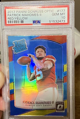 Patrick Mahomes Optic Rookie Card