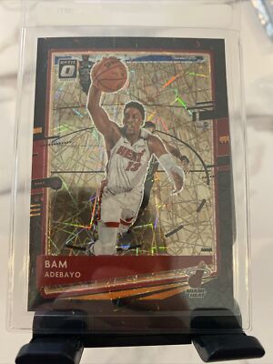 Bam Adebayo 2020-21 PANINI DONRUSS OPTIC BLACK VELOCITY PRIZM # /39 Heat SSP