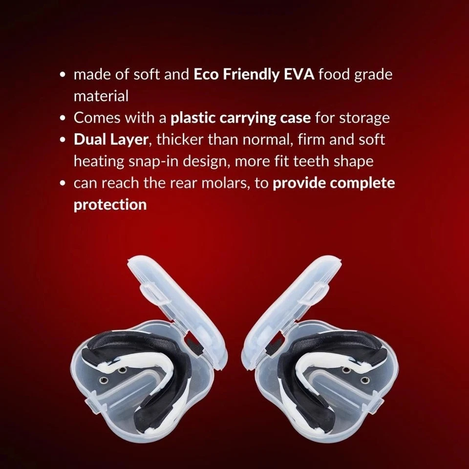 Protector bucal Venum Premium protector de goma rubí MMA Muay Thai protección de dientes Foto 4 de 4