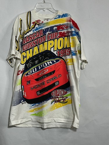 AOP vintage Nascar tshirt single stitch Jeff Gordon Winston Cup Champion 1995 - Picture 6 of 14