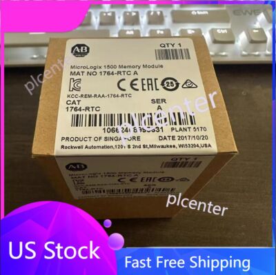 AB 1764-RTC MicroLogix Real-Time Clock Module SER A UPS Expedited Shipping